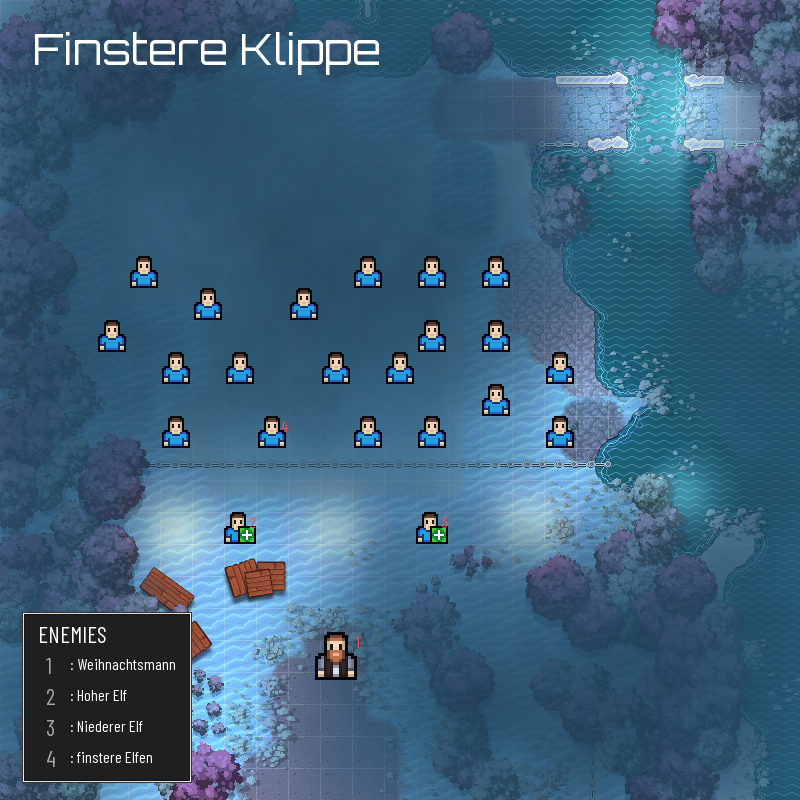 Finstere Klippe Map Bild